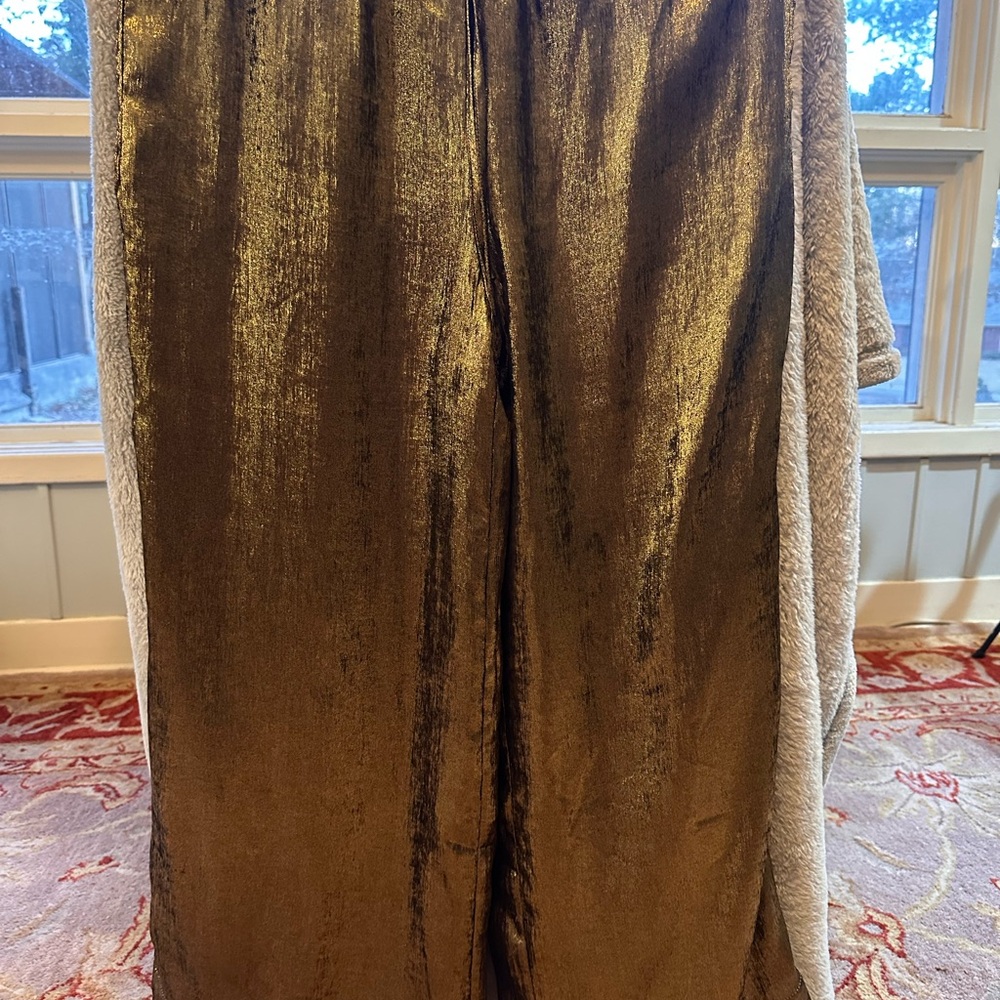 Stellah Shiny Gold Pants